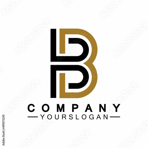 letter B logo vector, letter B business logo,Modern unique creative B logo design, Minimal B initial based vector icon. © Sunar