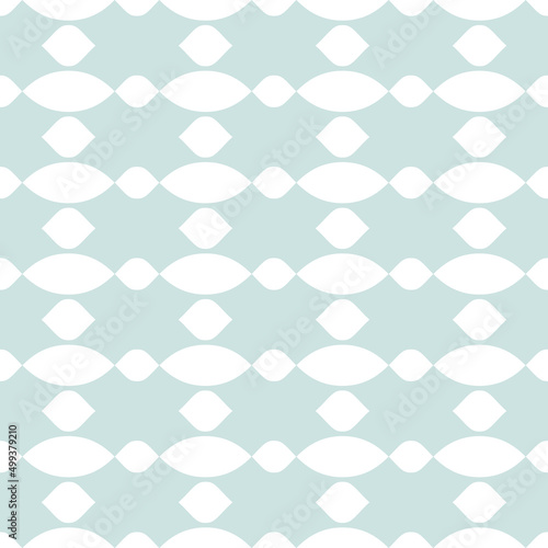 Aqua blue geometric vector pattern, abstract repeat background