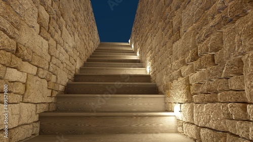 stairs to the castle