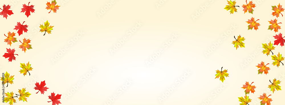 Golden Plant Background Beige Vector. Floral Seasonal Design. Red Realistic Leaf. Tree Foliage Illustration. Golden Plant Background Beige Vector. Floral Seasonal Design. Red Realistic Leaf. Tree Foliage Illustration.