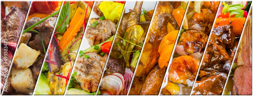 collage de spécialités culinaires 