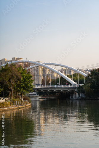 A beautiful arc bridge in Wenzhou China