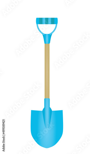 Kids beach showel. vector illustration