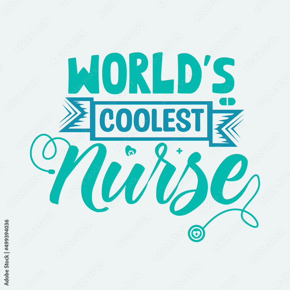 Nurse Day lettering design, Nurse Day quotes typography for t shirt poster sticker and card