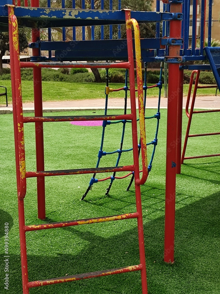 children playground in the park children playground in the park