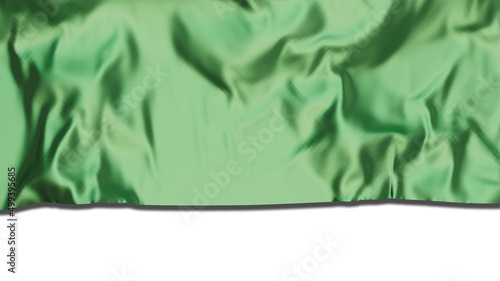 Wallpaper Mural Large piece of Light Green and textured Fabric on White Torontodigital.ca