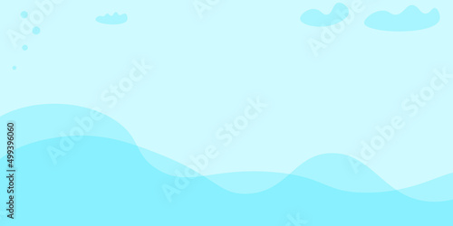 Blue abstract background  Summer background and banner with water  splash and waves in vector abstract shape minimal abstract vector  illustration