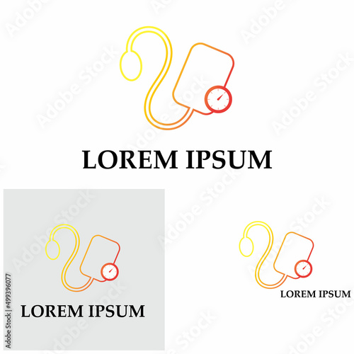 Medical mechanical tonometer icon vector