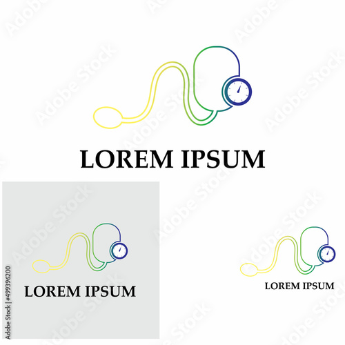 Medical mechanical tonometer icon vector