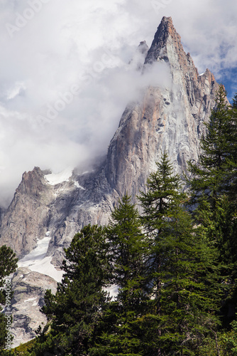 Obraz na płótnie Le Dru, Chamonix, France w salonie
