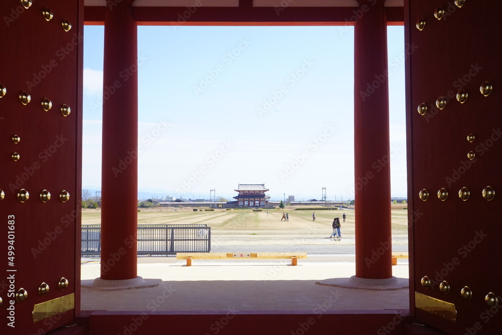 日本 奈良県 大極門 南門