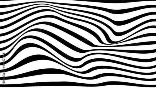 Abstract wavy 3d mesh on a white background. Geometric dynamic wave. 3D technology wireframe. Vector illustration.