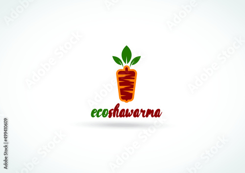 Set of doner kebab logo templates. creative labels for Turkish and Arabian fast food restaurant eps vector art shawarma 