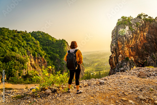 Unseen Songkhla ,Khao Khuha, a naturally occurring mountain In the past there was a quarry concession ,in Thailand with tourists.