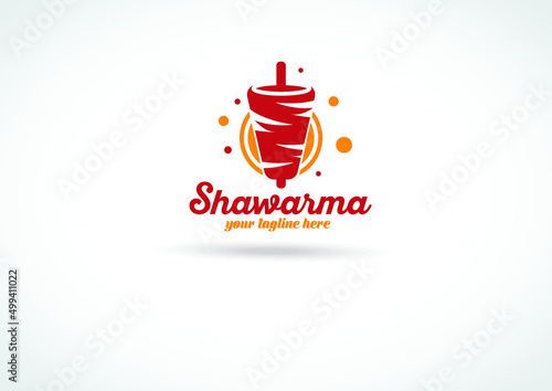 Set of doner kebab logo templates. creative labels for Turkish and Arabian fast food restaurant eps vector art shawarma 