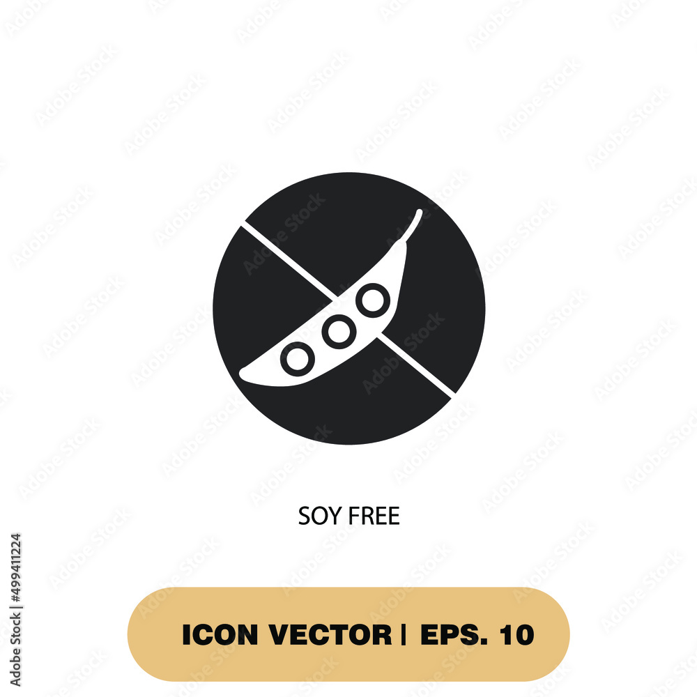 soy free icons symbol vector elements for infographic web soy free icons symbol vector elements for infographic web