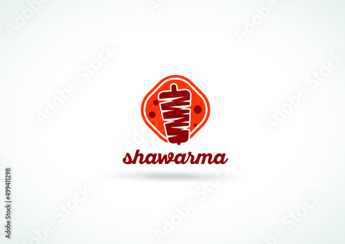 Set of doner kebab logo templates. creative labels for Turkish and Arabian fast food restaurant eps vector art shawarma 