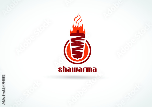 Set of doner kebab logo templates. creative labels for Turkish and Arabian fast food restaurant eps vector art shawarma 