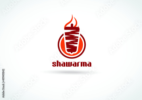 Set of doner kebab logo templates. creative labels for Turkish and Arabian fast food restaurant eps vector art shawarma 