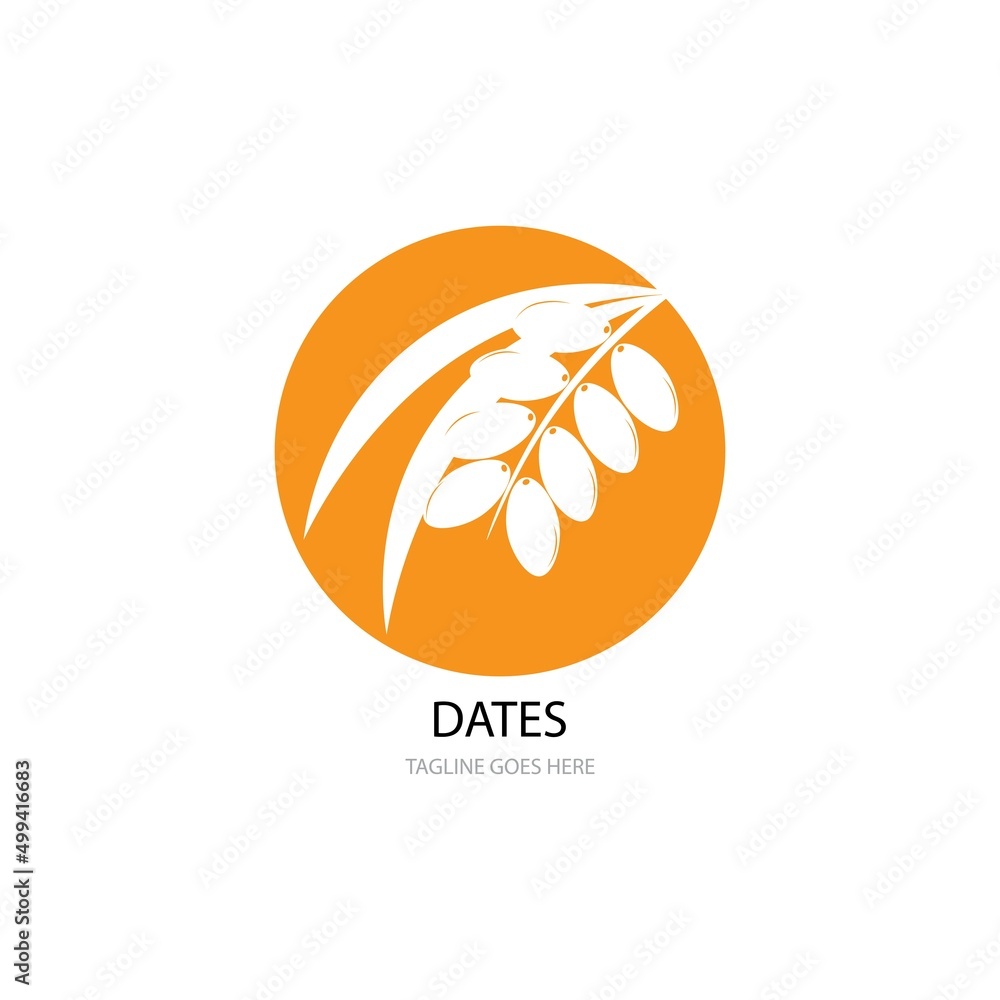 Dates icon template vector