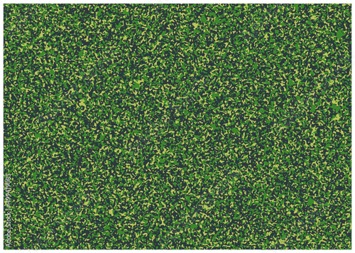 パスで作られたグリーン多めの迷彩柄