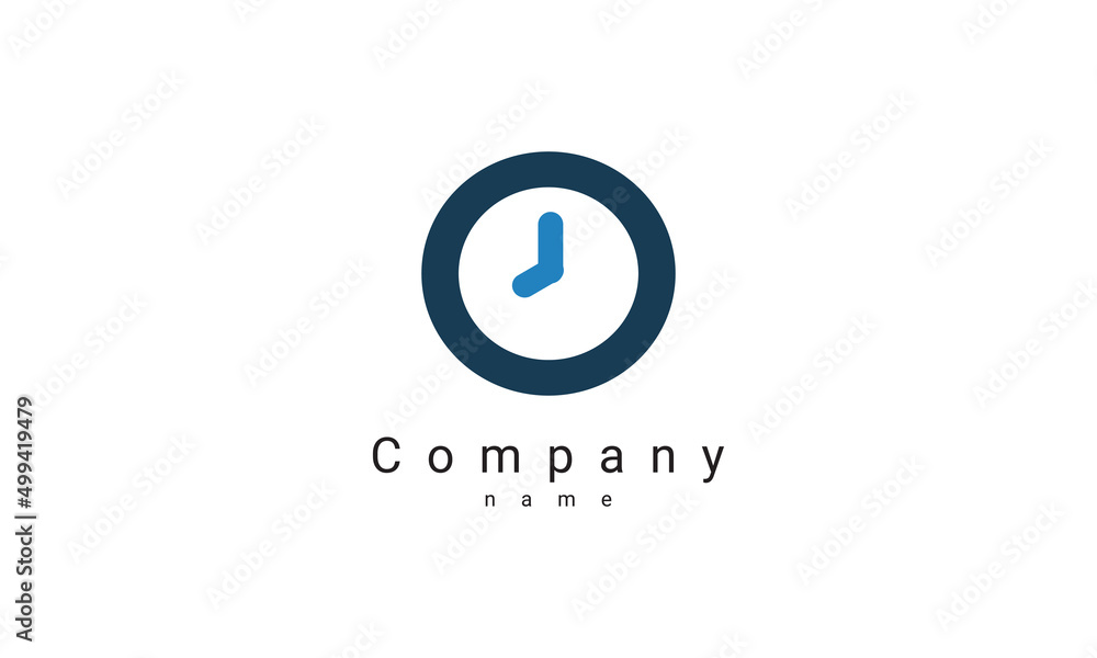 Business Clock Logo Template Business Clock Logo Template