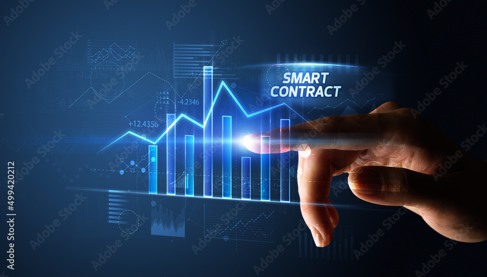 Hand touching business concept concept Hand touching business concept concept