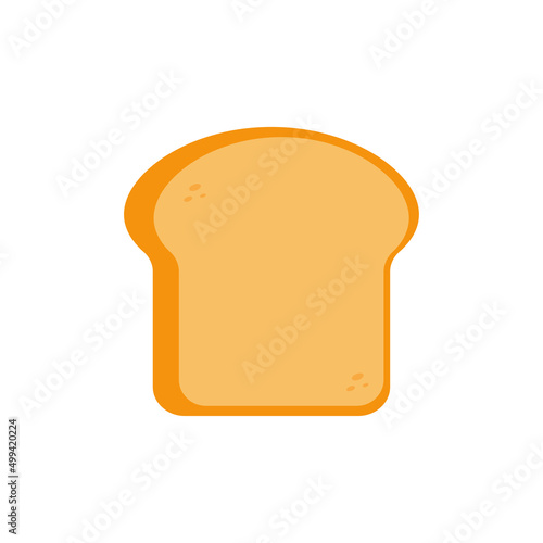 Vector Bakery. Bread from wheat flour is a delicious breakfast.
