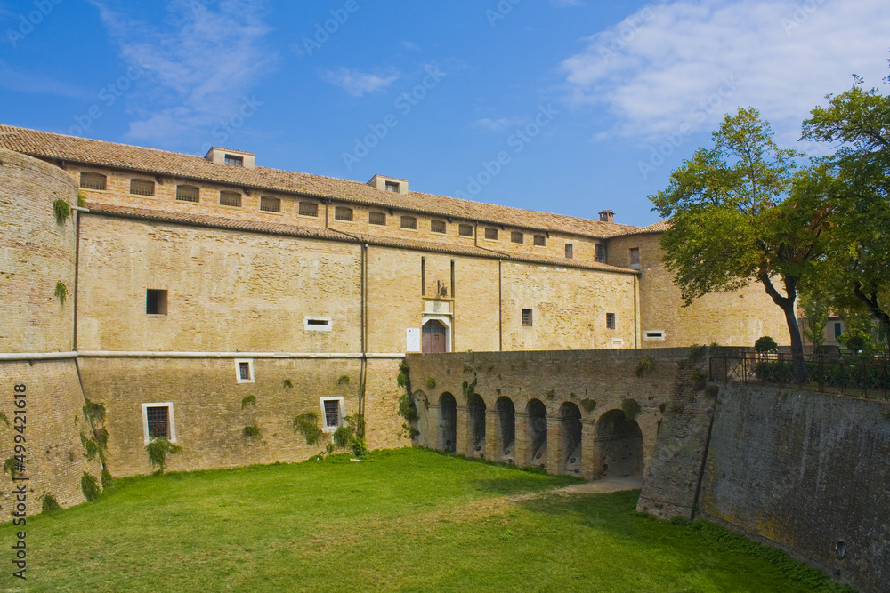 fortress Rocca Constanza in Pesaro, Italy