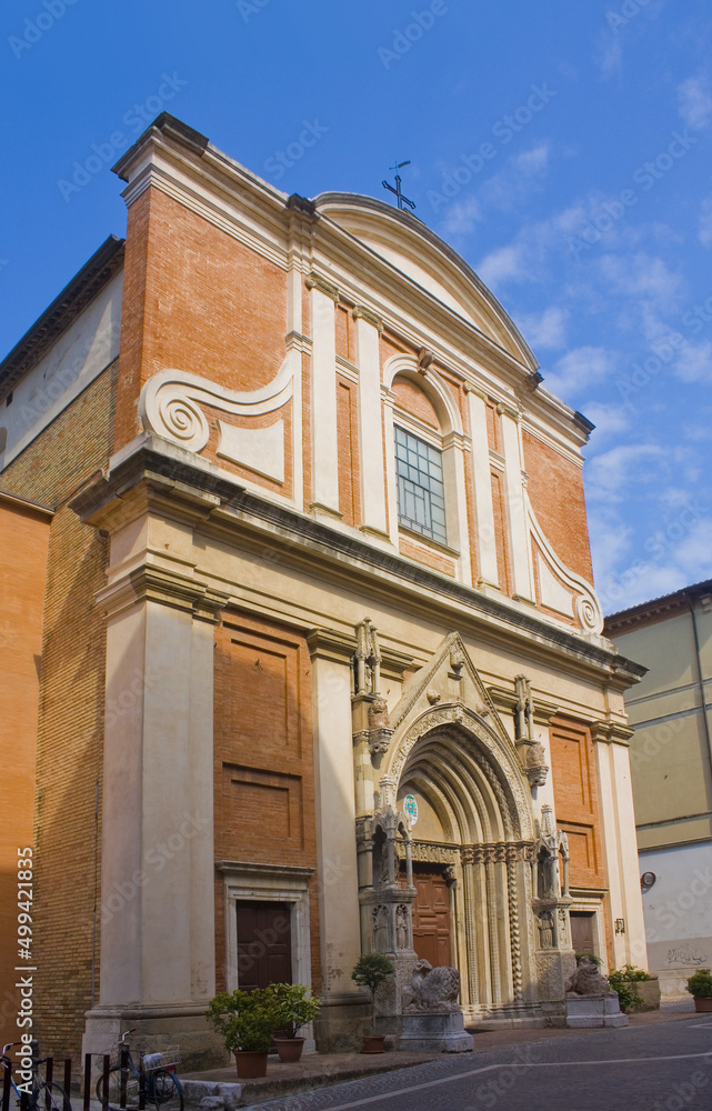 Church of Sant Agostino in Pesaro, Italy