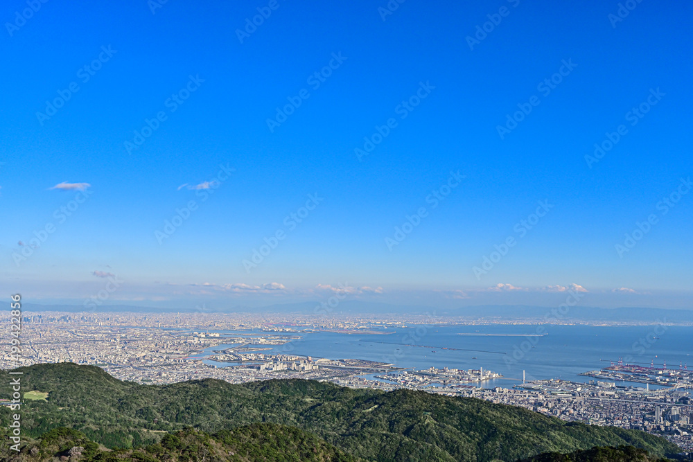 Fototapeta premium 六甲ガーデンテラスからの風景