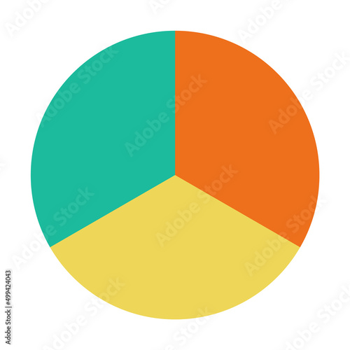 Infographic pie chart. Cycle presentation diagram 3 section. Vector isolated on white background Free Download Infographic pie chart. Cycle presentation diagram 3 section. Vector isolated on white background - GFXLoad