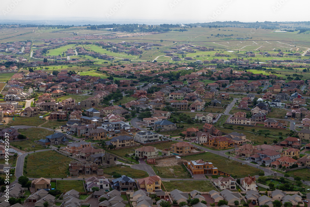 Aerial picture of Midrand