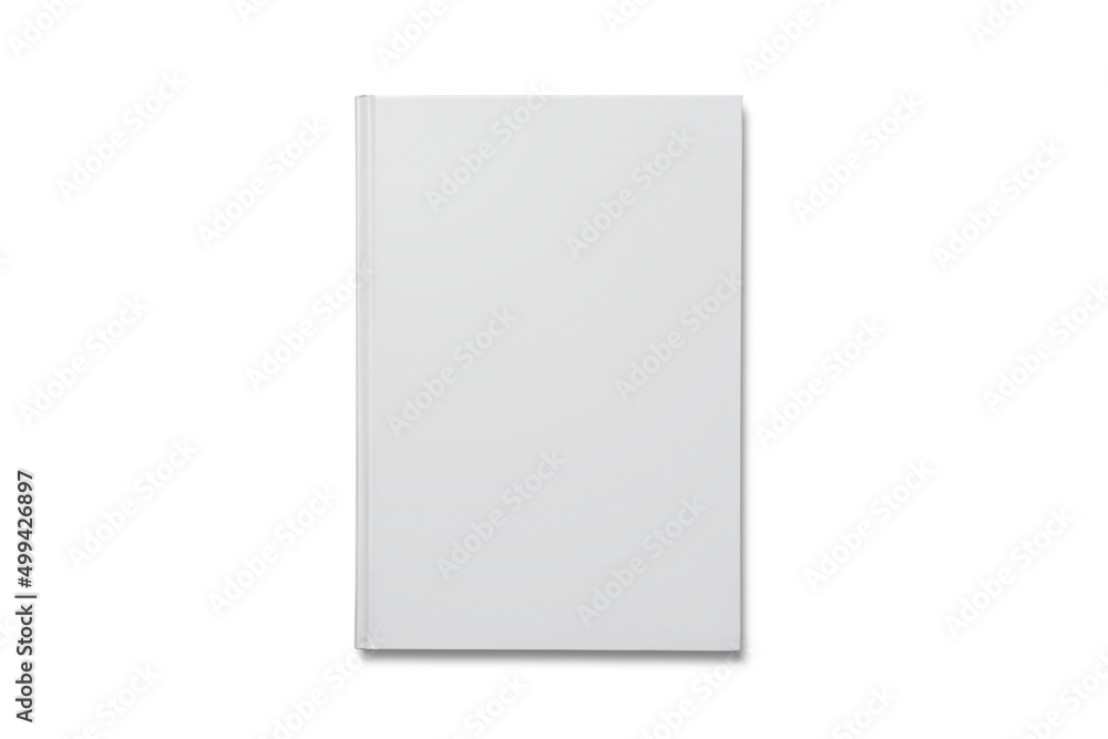 Blank book cover template on white background with soft shadows. Vector illustration 3d render. Blank book cover template on white background with soft shadows. Vector illustration 3d render.