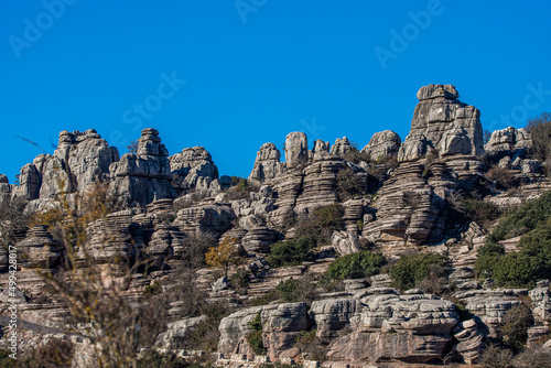 The Torcal de Antequera Natural Park contains one of the most impressive examples of karst landscape in Europe. Andalusia, Spain