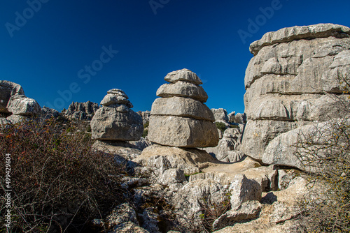 The Torcal de Antequera Natural Park contains one of the most impressive examples of karst landscape in Europe. Andalusia, Spain