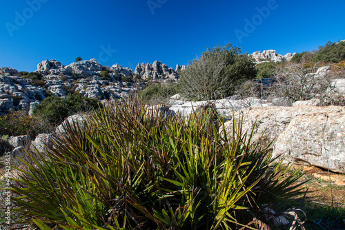 The Torcal de Antequera Natural Park contains one of the most impressive examples of karst landscape in Europe. Andalusia, Spain