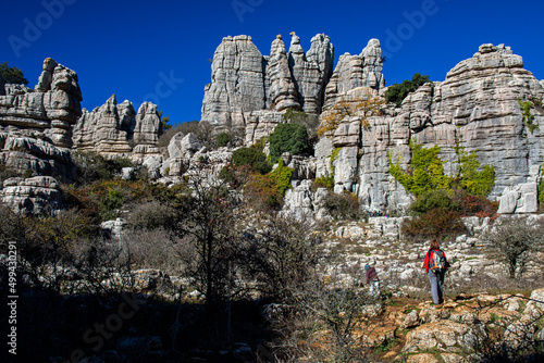 The Torcal de Antequera Natural Park contains one of the most impressive examples of karst landscape in Europe. Andalusia, Spain