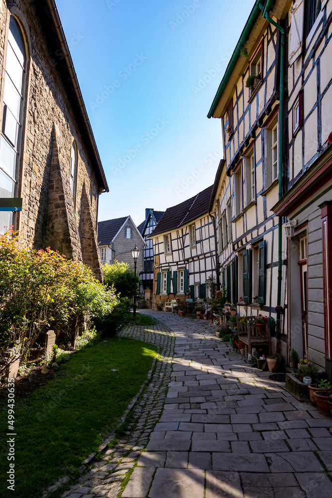  Fachwerkhäuser in der Altstadt von Hattingen 