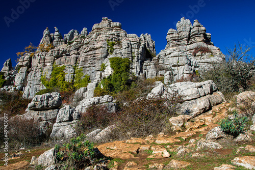 The Torcal de Antequera Natural Park contains one of the most impressive examples of karst landscape in Europe. Andalusia, Spain