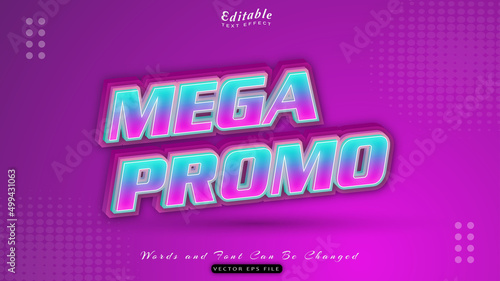 mega promo text effect