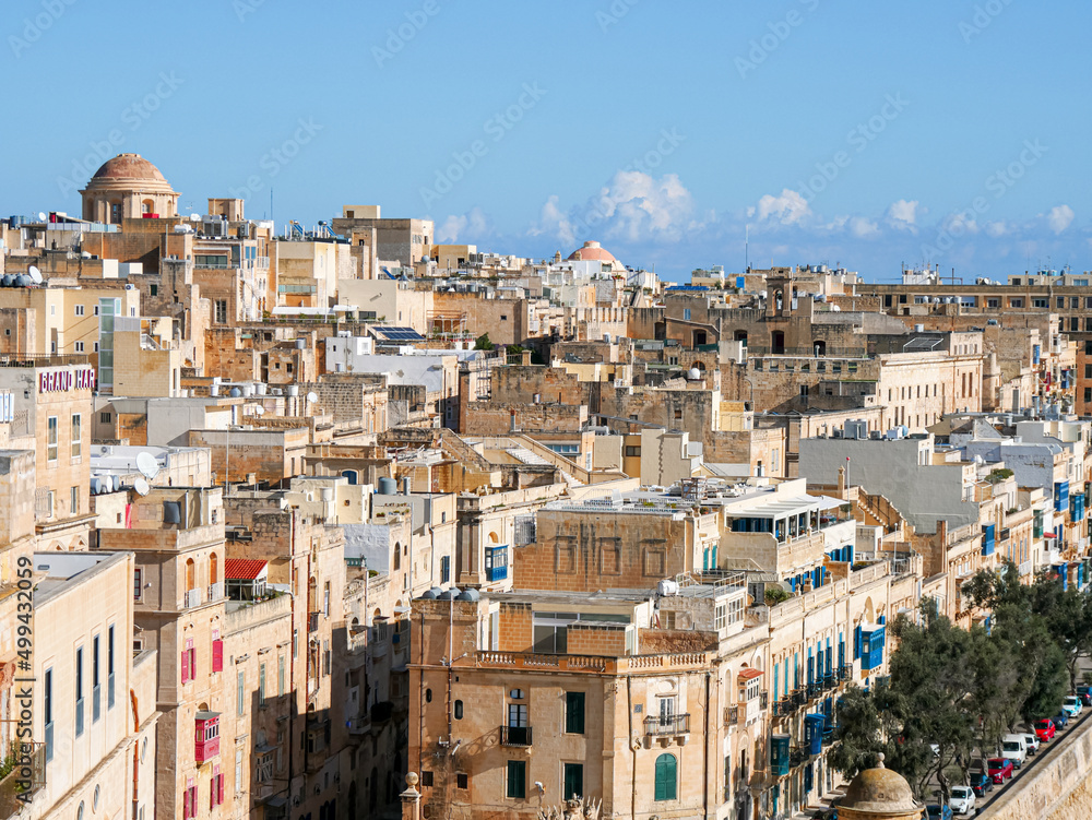Valletta, Malta on a sunny afternoon