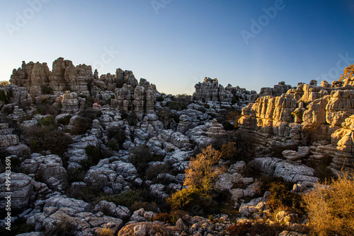 The Torcal de Antequera Natural Park contains one of the most impressive examples of karst landscape in Europe. Andalusia, Spain
