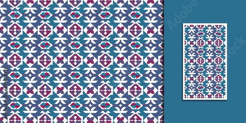 contemporary seamless abstract pattern vector