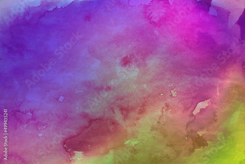 Watercolor texture background colorful splash
