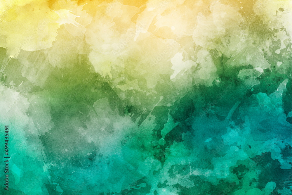 Fototapeta premium Watercolor texture background colorful splash