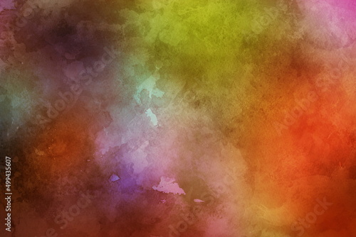 Watercolor texture background colorful splash