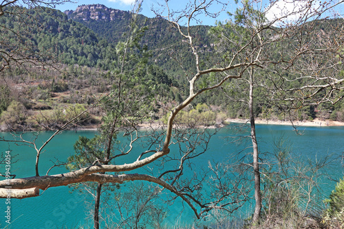 landscape of lake Tsivlou Achaia Peloponnese Greece
 photo