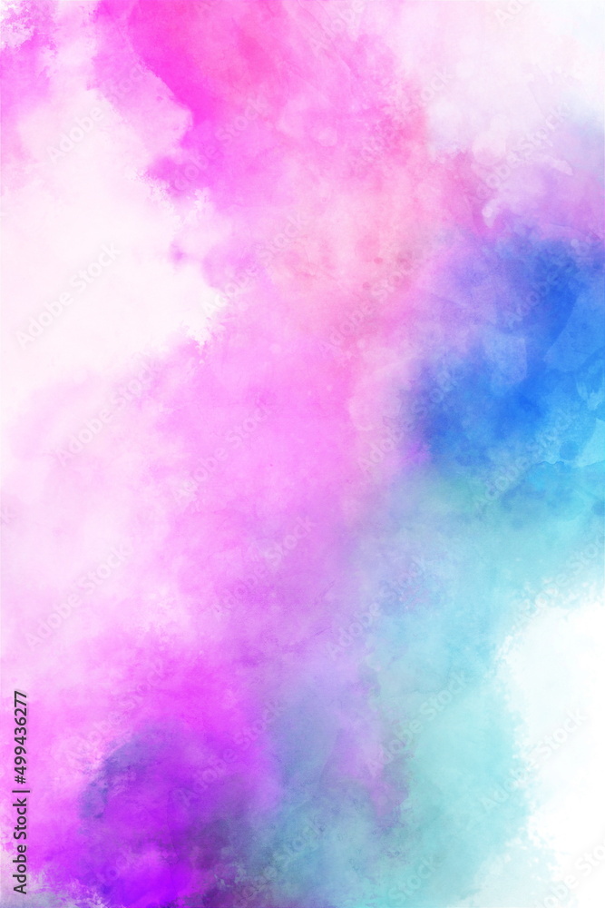 Fototapeta premium Watercolor texture background colorful splash