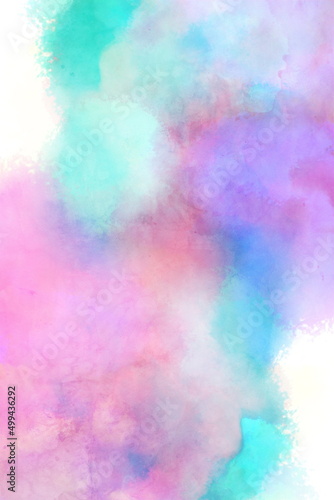 Watercolor texture background colorful splash